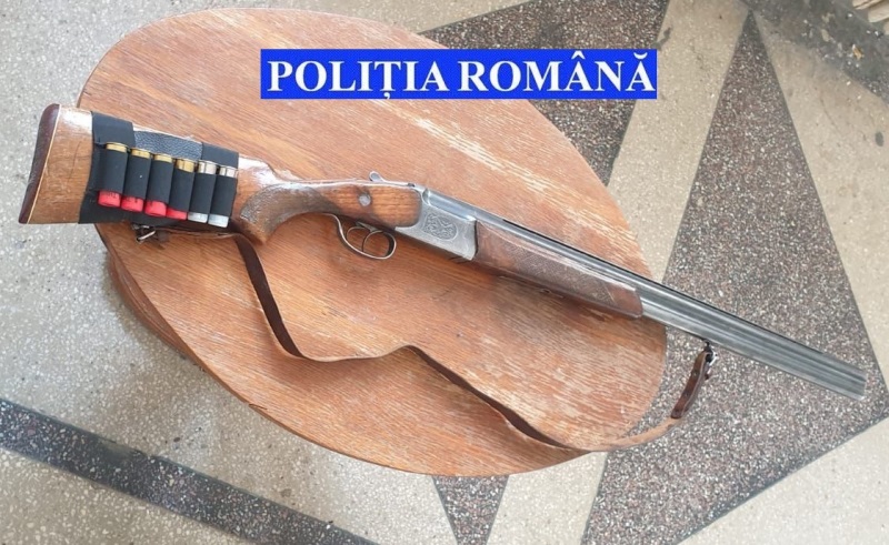 Cazaci: Armă de vânătoare confiscată