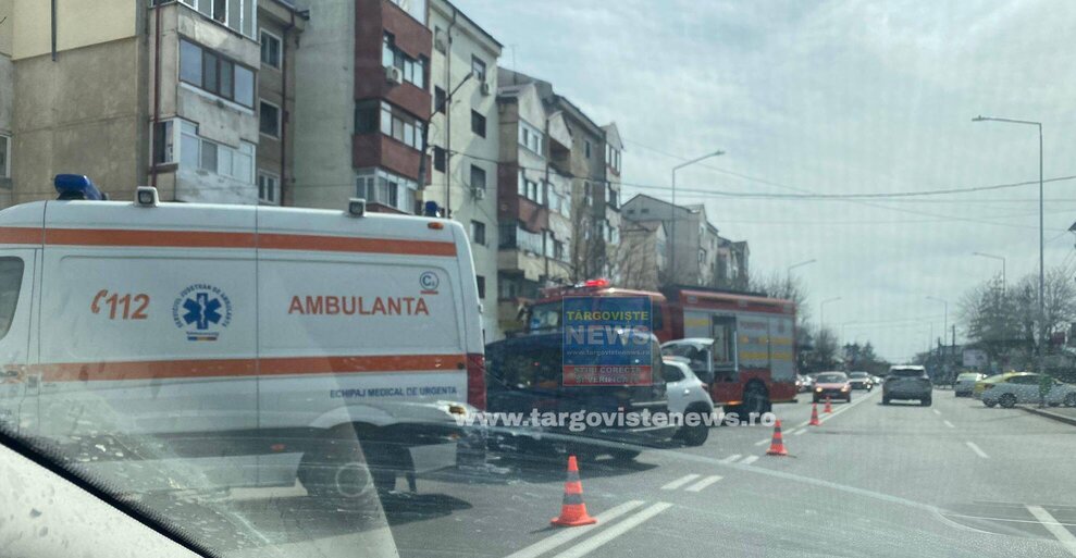 Accident în zona spitalului judeţean, la Târgovişte