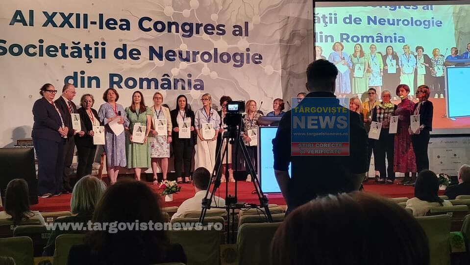 Secția de Neurologie a Spitalului județean Târgoviște, premiată la Congresul de Neurologie!