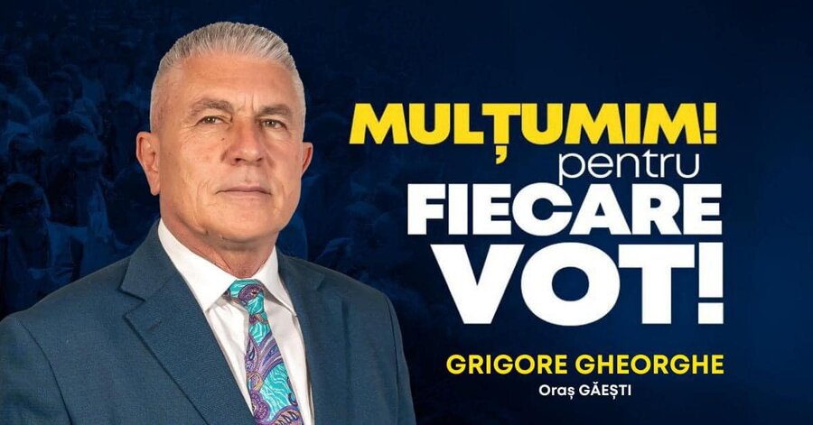 Grigore Gheorghe, primarul oraşului Găeşti: “Au contestat alegerile şi votul dumneavoastră. Contestaţia a fost respinsă”
