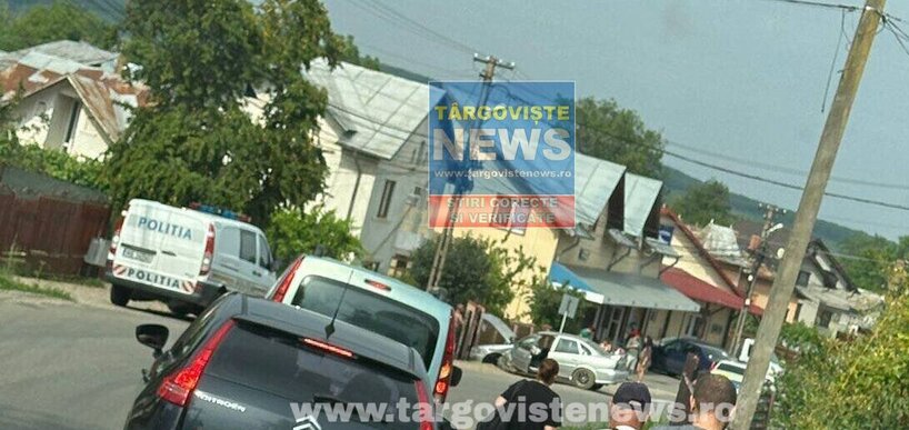 Accident la Hăbeni, în Bucșani. Un șofer s-a izbit cu mașina de un gard. Ce au constatat polițiștii
